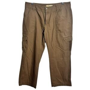 Gander Mountain Hiking Pants Women 14R Brown Straight Gorpcore Camping Outdoor
